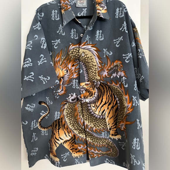 Vintage shirt / size L - XL / Made in Korea - Picture 4 of 11